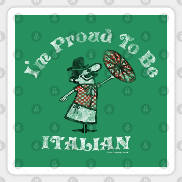 RETRO REVIVAL - Proud Pizzaiolo Magnet by ItalianPowerStore